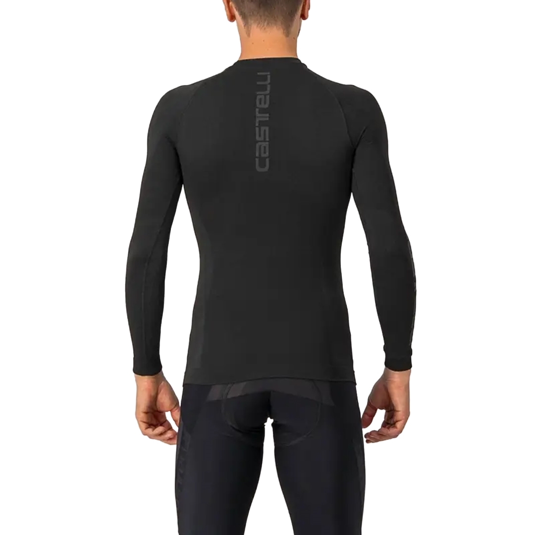 Langarm Funktionsunterhemd Core Seamless Schwarz Größe S/M