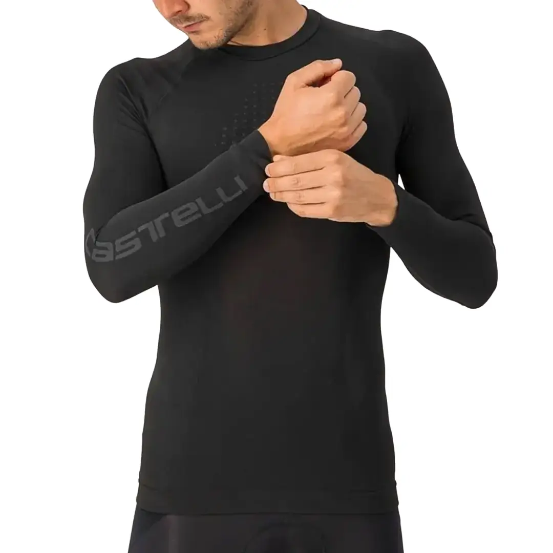 Langarmiges Core Seamless Unterhemd Schwarz Größe L/XL #2