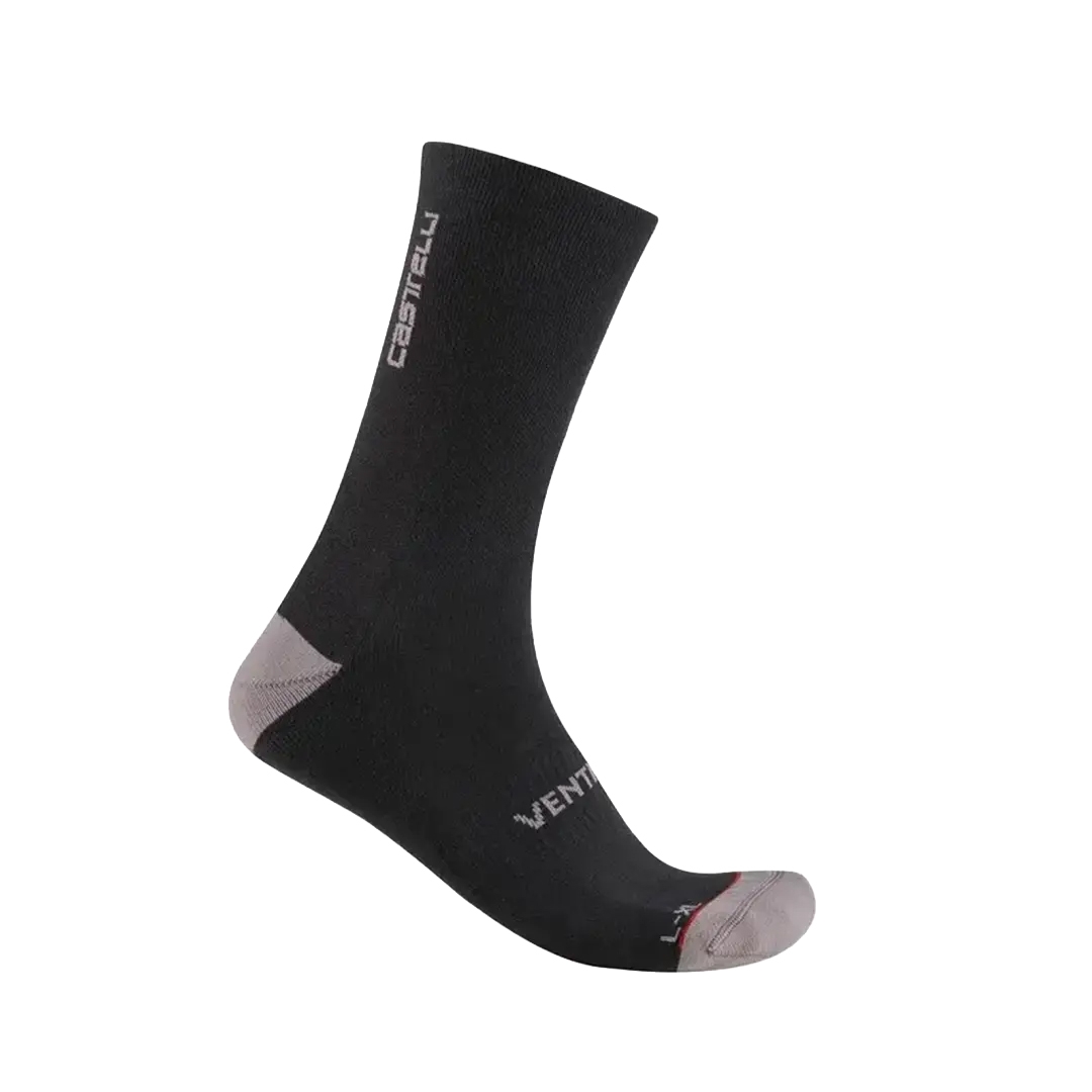 Black Venti Soft Merino Winter Socks Size S/M