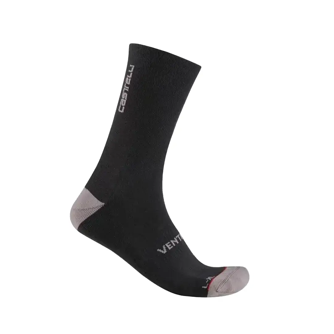 Black Venti Soft Merino Winter Socks Size S/M - image