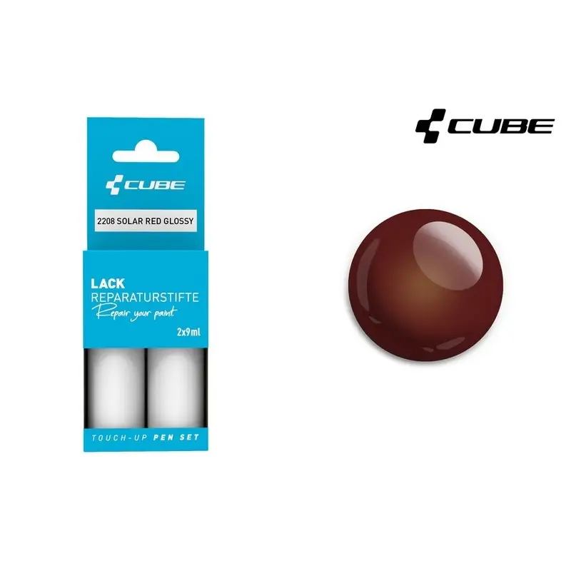Caneta para retoquear tinta solar vermelho brilhante 2208 - image