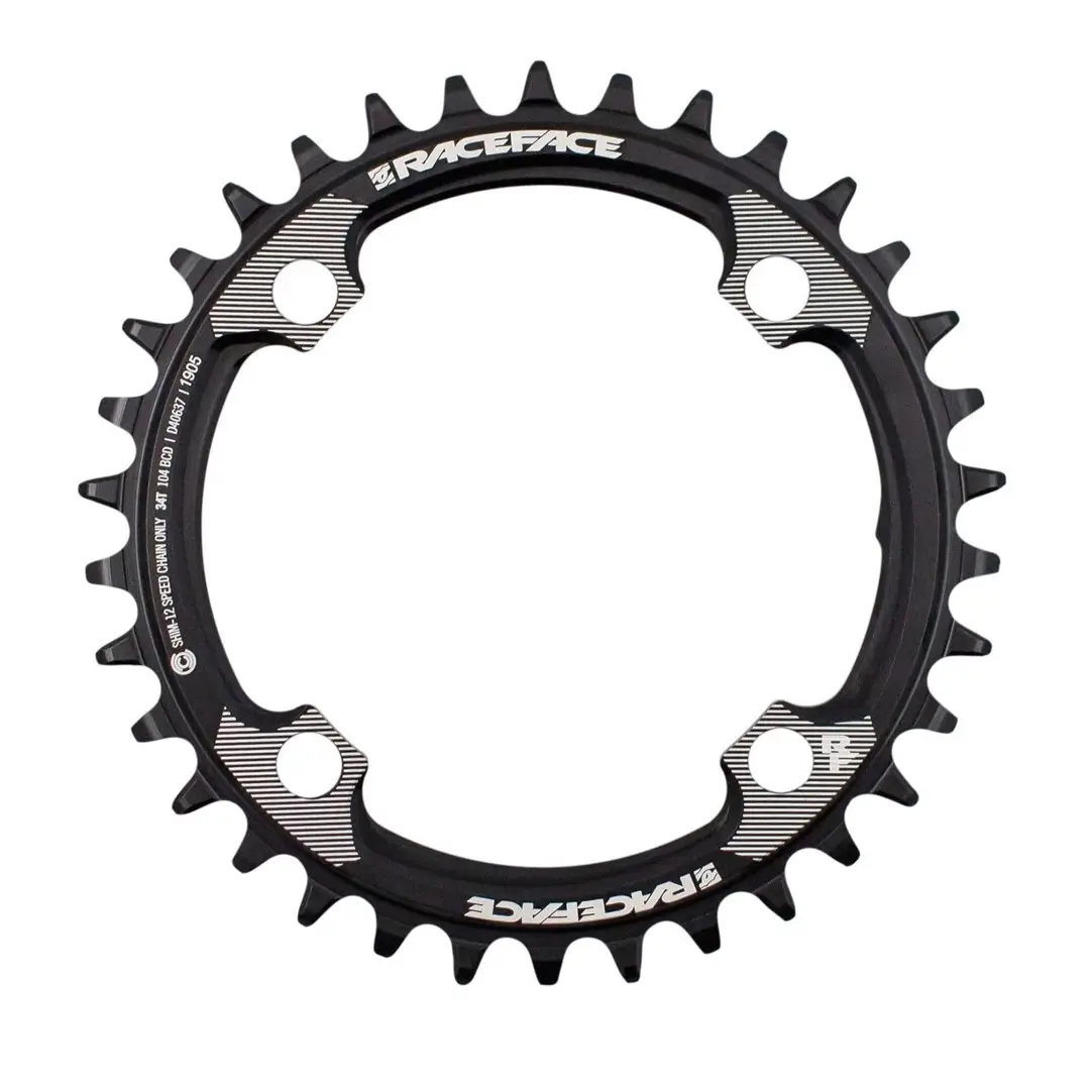 Monocorona 32 Zähne Gabelachse 104mm Shimano 12fach Schwarz - image