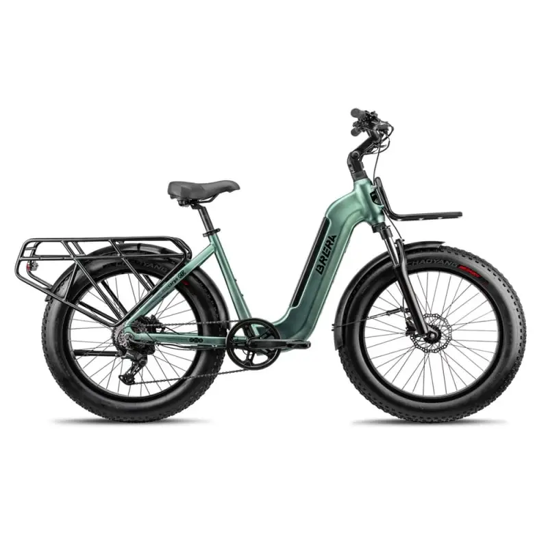 E-Urban Fatbike 20 Zoll 8-Gang 720Wh Bürstenlos Gelb - image