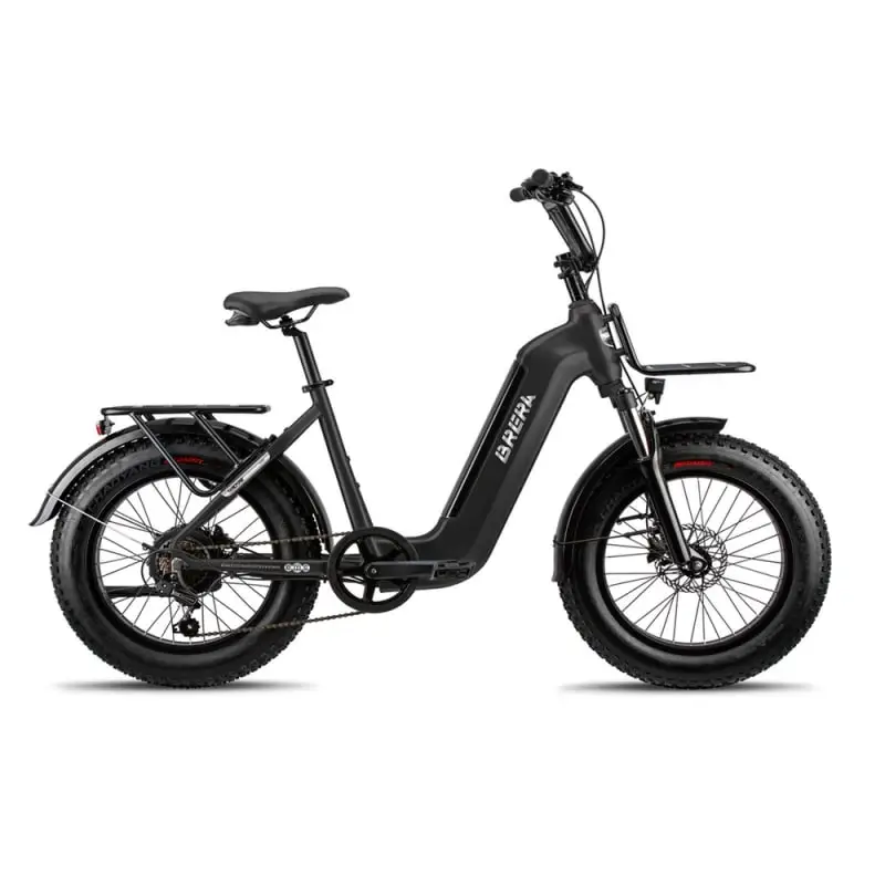 E-Urban Fat Bike Kaddy 20 Zoll 7-Gang 720Wh Bürstenlos Schwarz Einheitsgröße - image