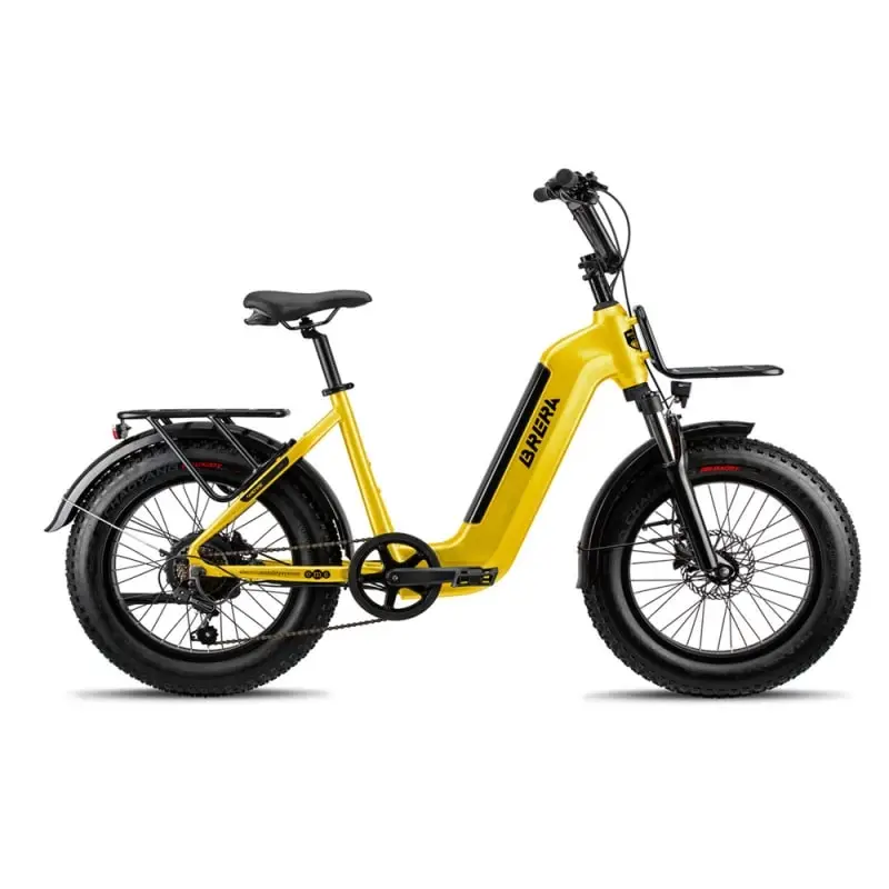 E-Urban Fat Bike Kaddy 20 Zoll 7-Gang 720Wh Bürstenlos Gelb Einheitsgröße - image