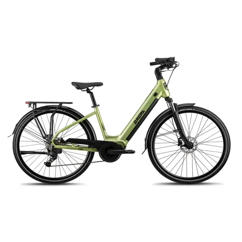 E-Urban City Velora Damen Fahrrad 28 Zoll 8-Gang 540Wh Brushless Grün Größe S - image