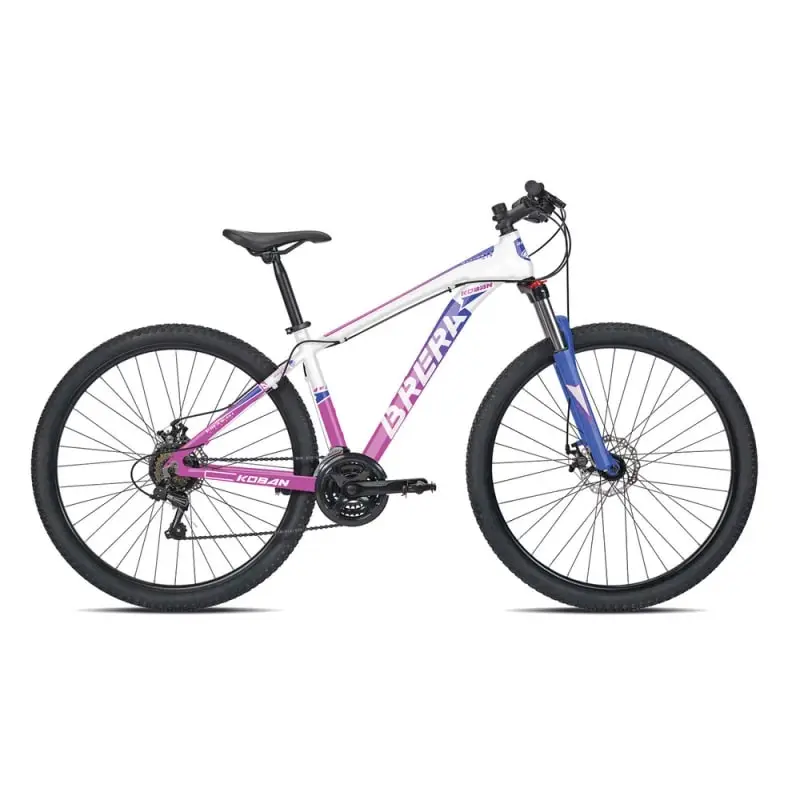 Koban Girls' MTB Bike 27.5'' 3x7 Speed White/Fuchsia Size S - image