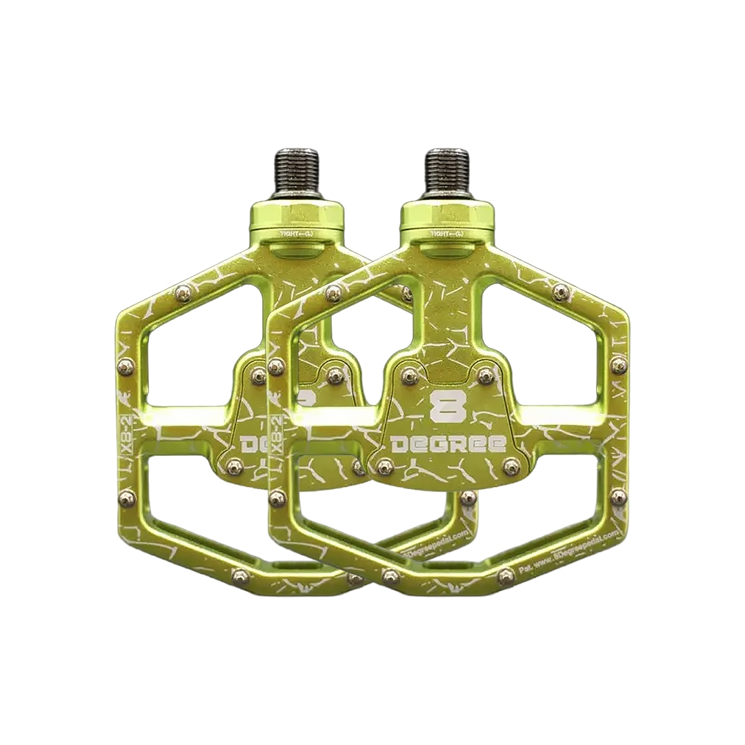 X8-2 Série Flottanti Pedals Tamanho L Verde