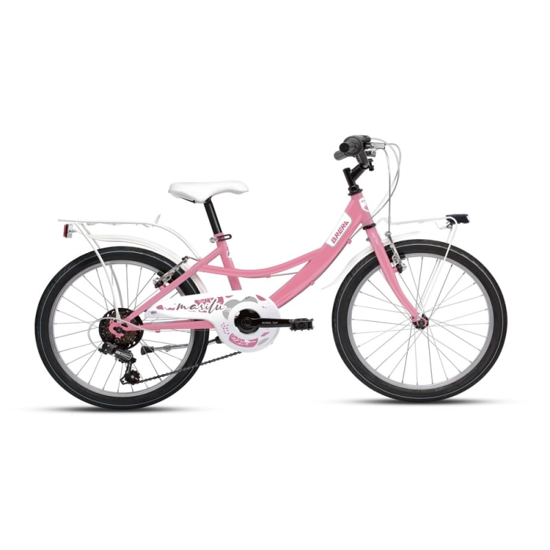 Bicicleta Menina 6-7 Anos 20'' Kids Aço Marilù 6v Rosa
