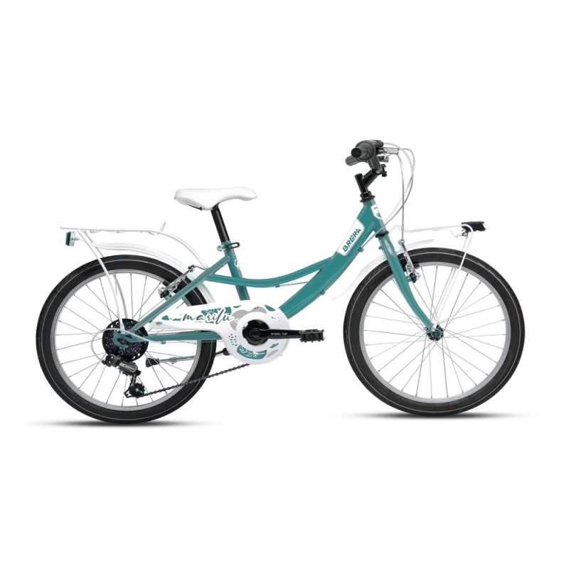Bicicleta Menina 6-7 Anos 20'' Kids Aço Marilù 6v Turquesa