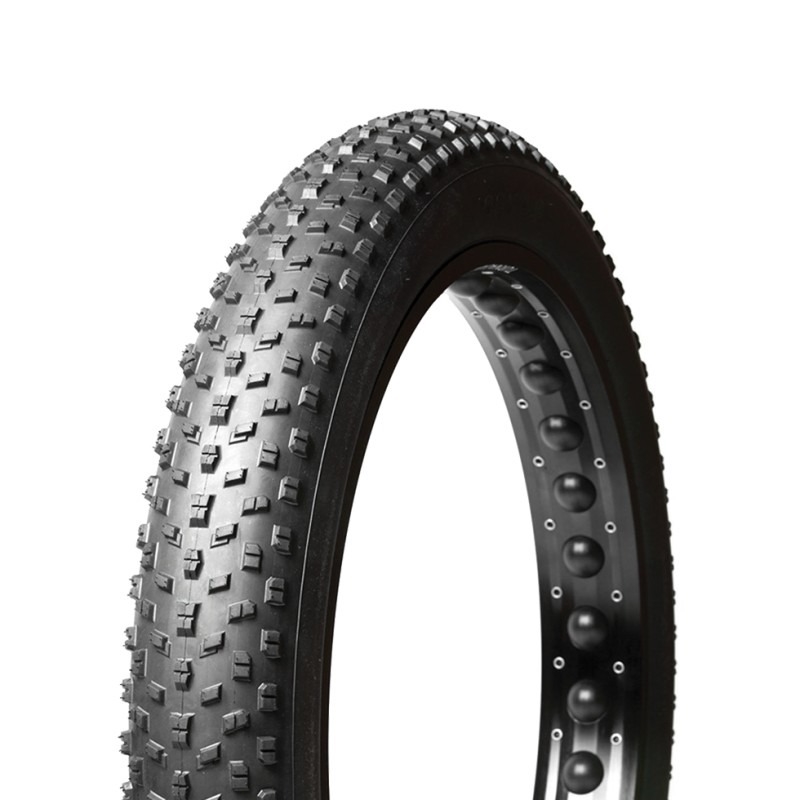 Cubierta de Fat Bike Compatible con E-bike 20x4.00'' U254209 Tacos Rígido Negro