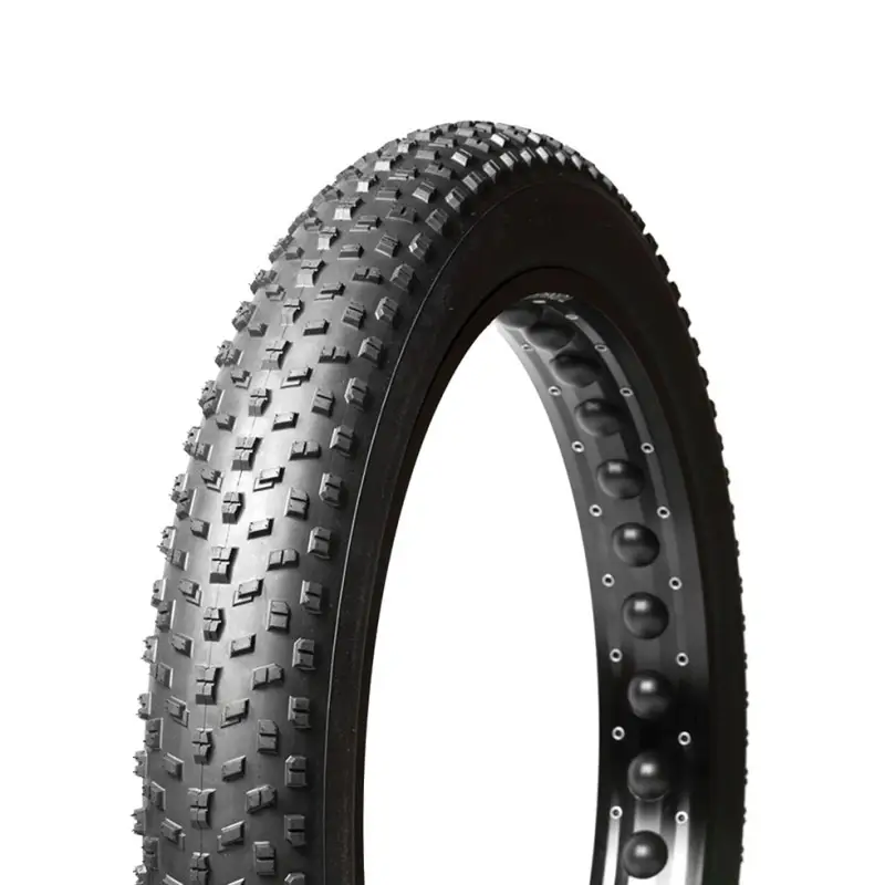 Cubierta de Fat Bike Compatible con E-bike 20x4.00'' U254209 Tacos Rígido Negro - image
