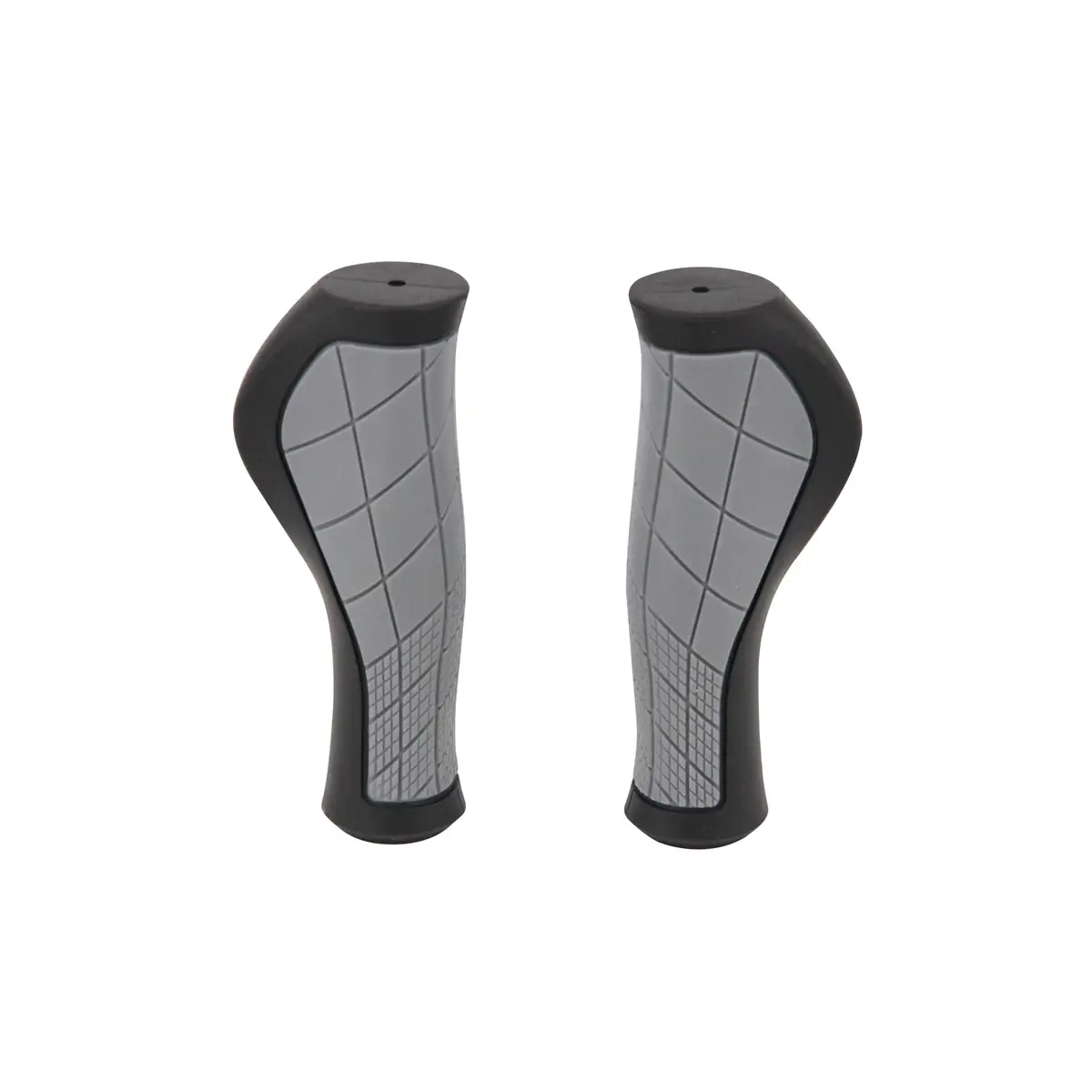 Manoplas HL-G307 ergonómicas em borracha 135mm Cinza/Preto - image