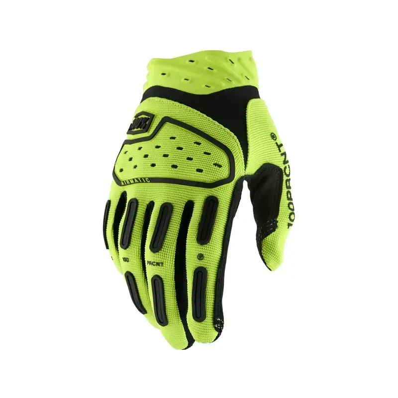 Airmatic 2 Handschuhe Gelb Fluoreszierend/Schwarz Größe S - image