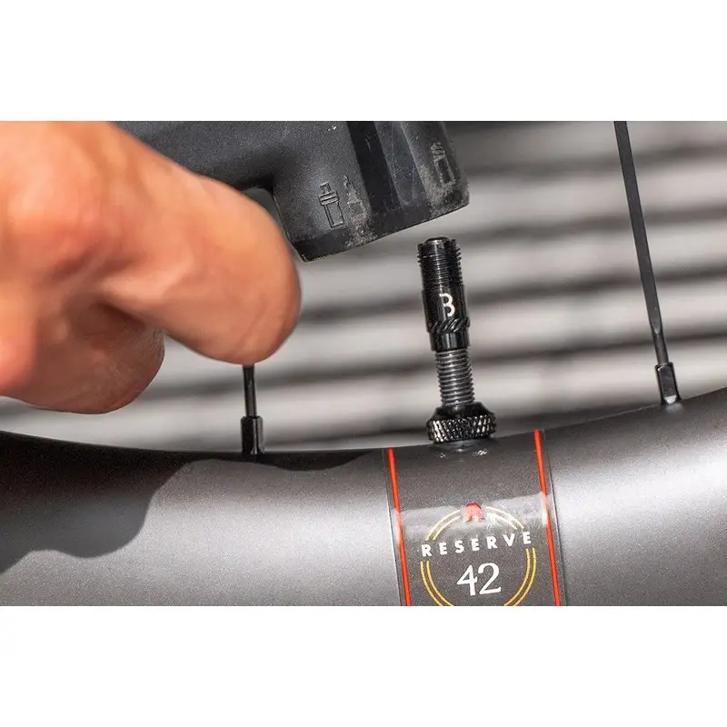 Par de Tapas para Válvulas Tubeless Núcleo 60mm Negro #3