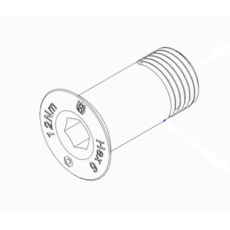 Rear Axle Bolt HQ7A-CSBT for MC / HC / LC from 2023 - image