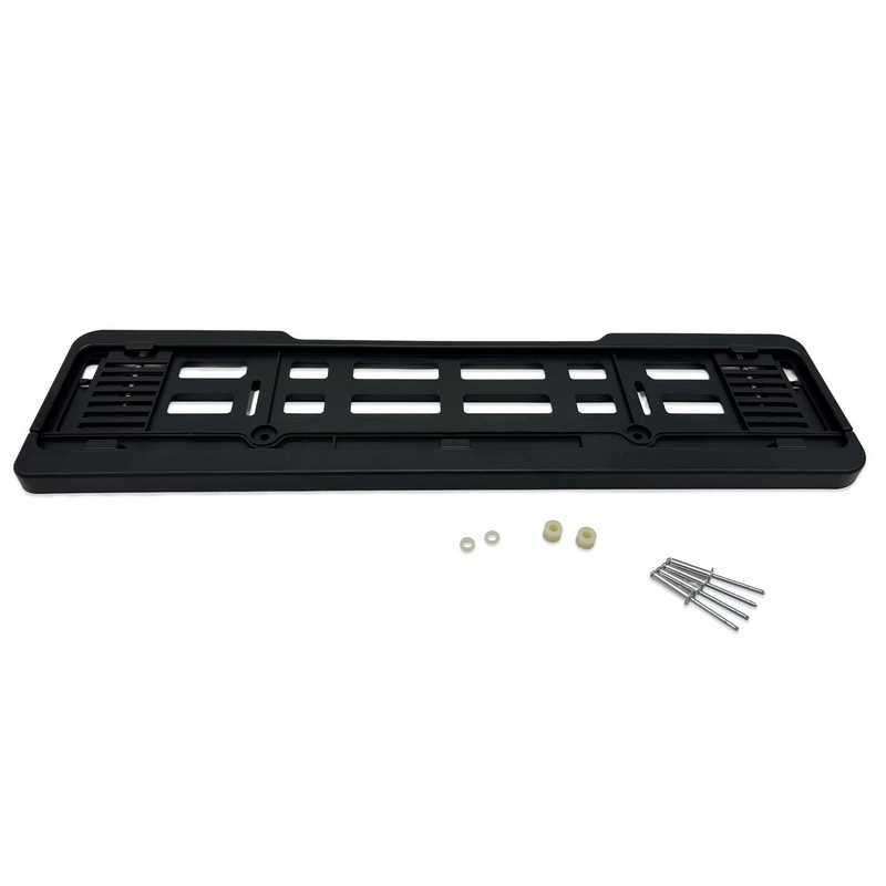 Portatarga con sistema a molla per auto / portabici