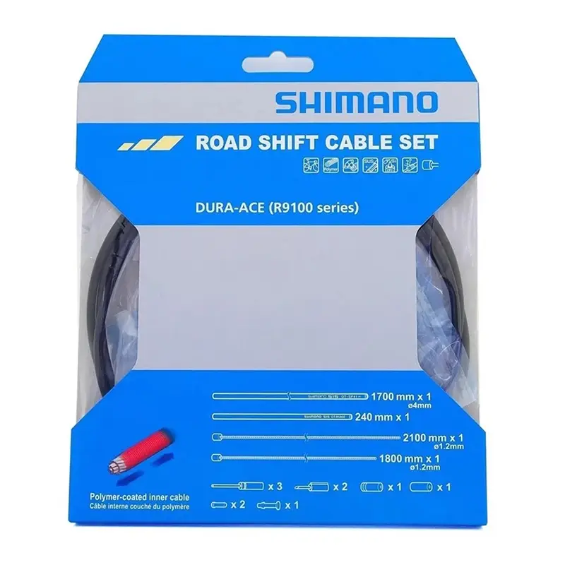 Kit Cavo Freno Strada Rivestimento Polimerico Nero - image