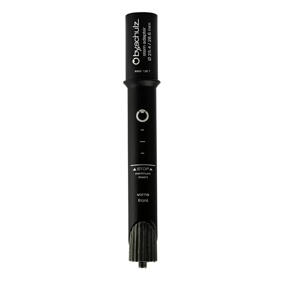 Stem extension adapter a-head alu thread fork 1-1/8'' black - image