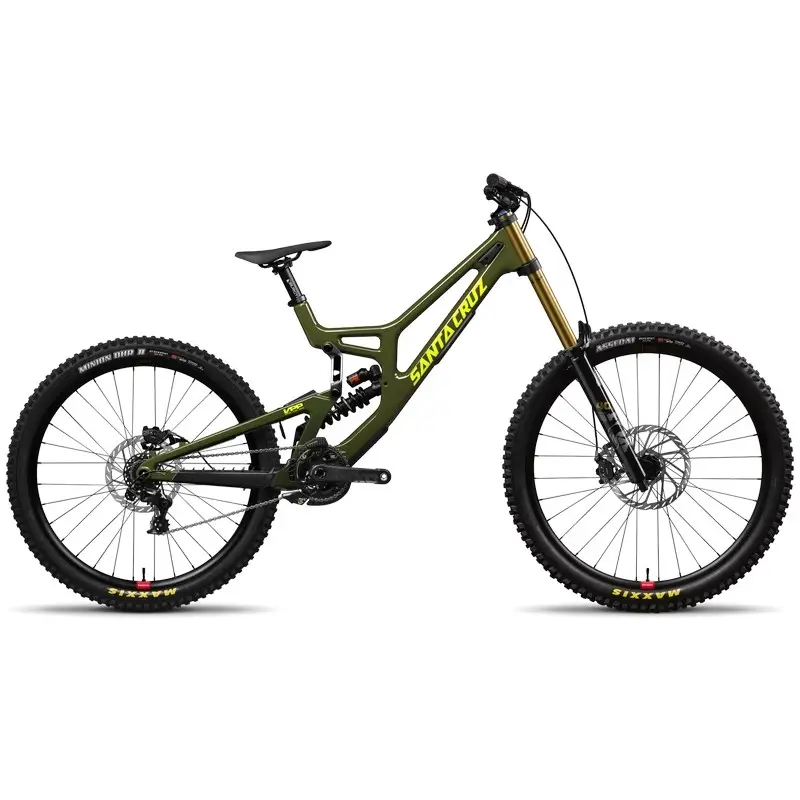 V10 8 DH MX X01 Carbon CC 29/27,5'' 203mm 7v Vert Varech Taille L - image