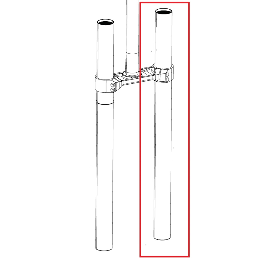 Stelo Superiore BoXXer D1+ 2024+ Destro 38mm