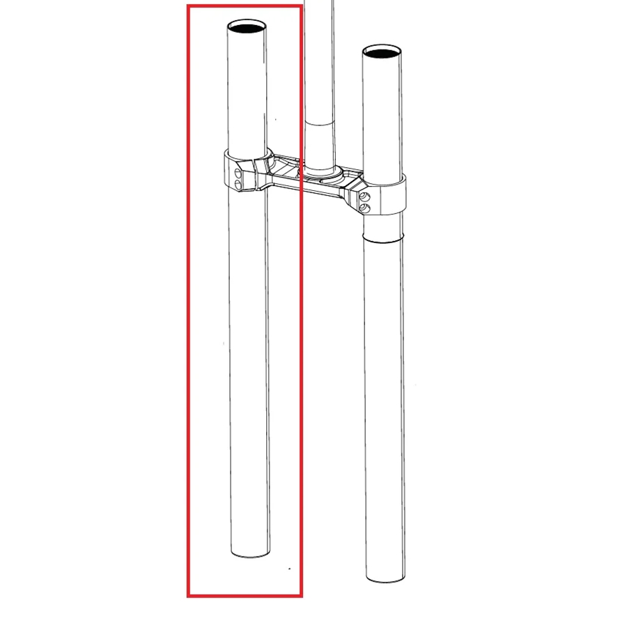Stelo Superiore BoXXer D1+ 2024+ Sinistro 38mm