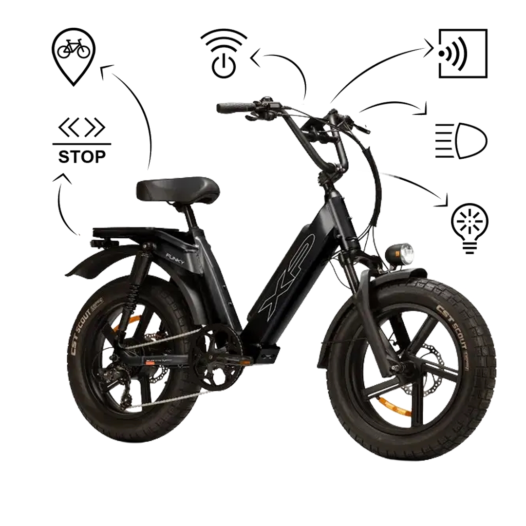 Funky.3 20'' 60mm 7v 865Wh XP Rear Motor Nero Taglia Unica