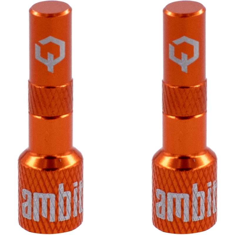 Adattatore Valvola Tubeless Realm Nero Arancio