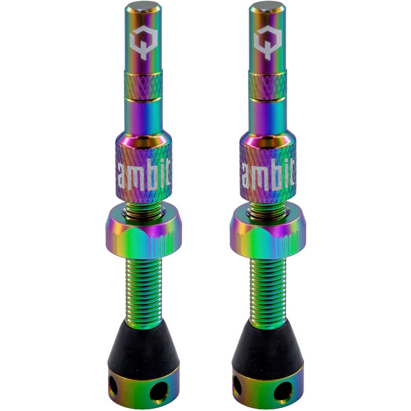Coppia Valvole Tubeless Stem Realm 40mm Oil Slick