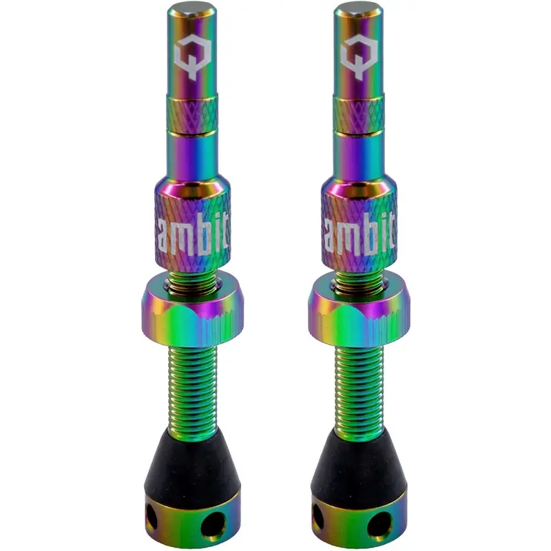 Coppia Valvole Tubeless Stem Realm 40mm Oil Slick - image