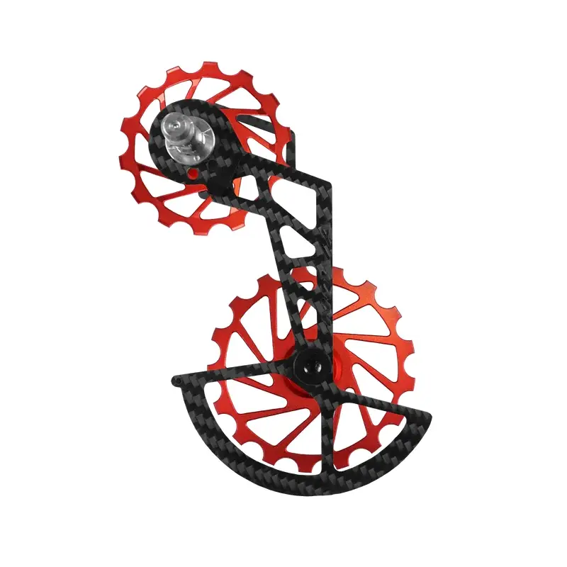 Kit Pédalier + Cage Carbone CCD Shimano 105 11v Rouge - image