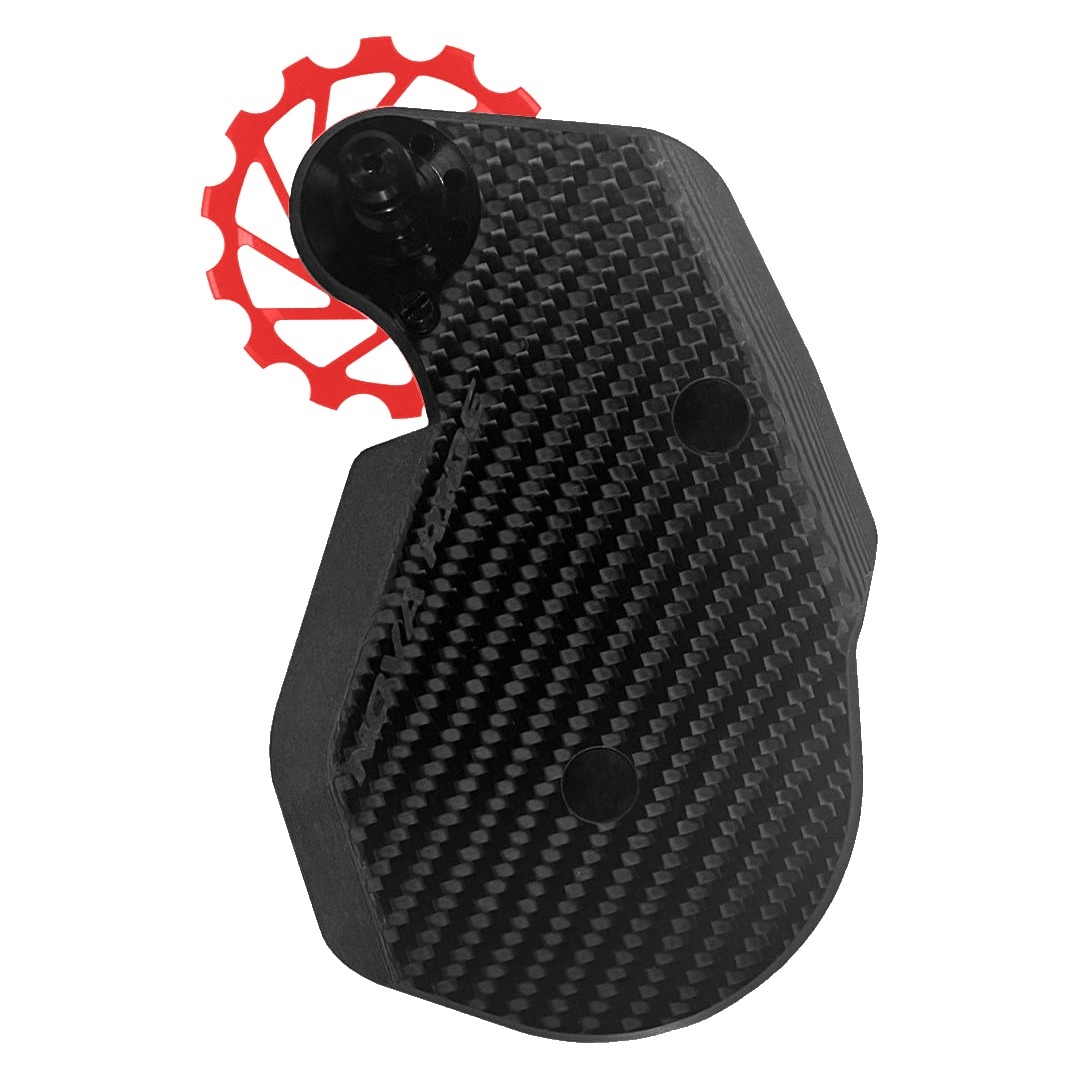 Gabbia Cambio In Carbonio Aero Shimano Ultegra/Dura Ace 12v Rosso