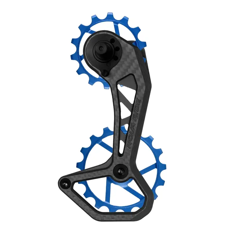 Kit Pédalier + Cage Carbone CCD Evo Shimano 105 12v Bleu - image