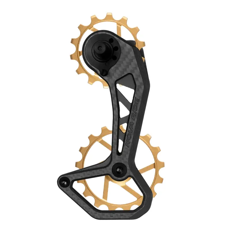 Kit de Poleas + Jaula de Carbono CCD Evo Shimano 105 12v Oro - image