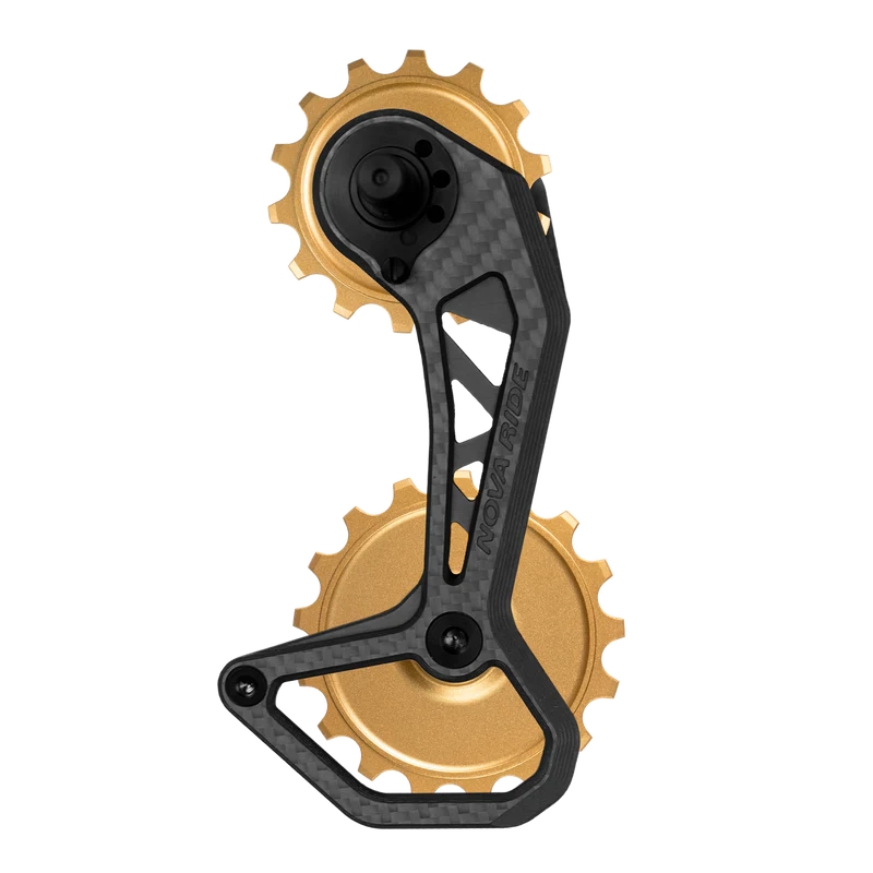 Kit de Poleas + Jaula de Carbono CCD Evo S Shimano 105 12v Oro