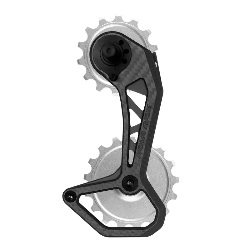 Kit Pulegge + Gabbia in Carbonio CCD Evo S Shimano 105 12v Argento - image