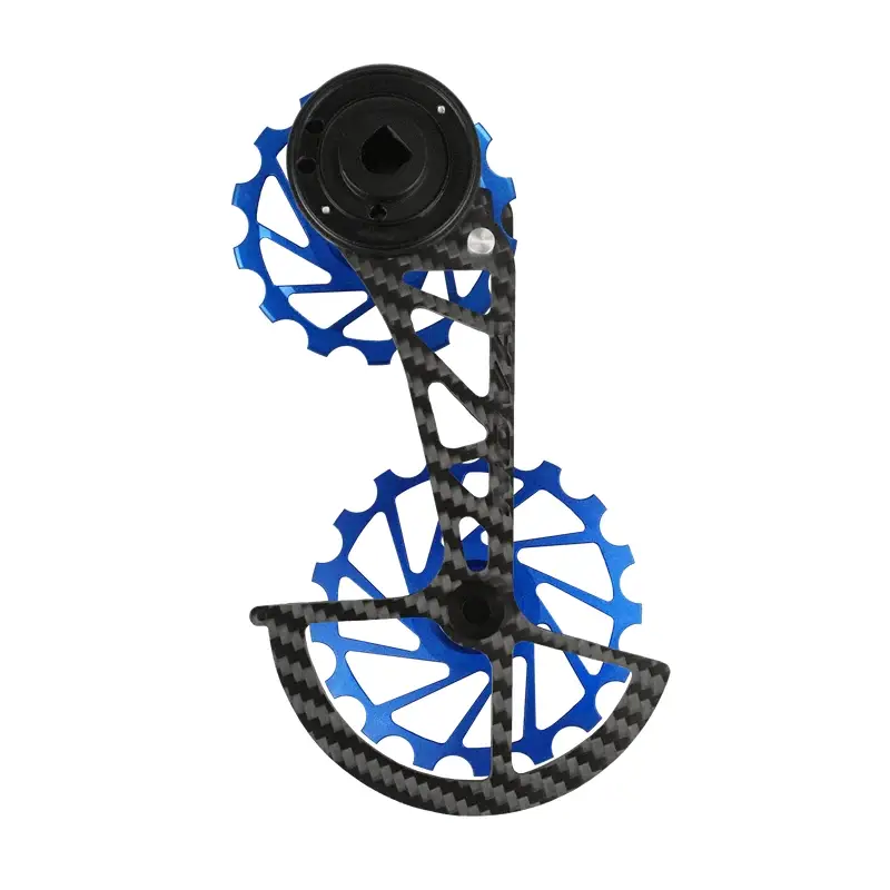Kit Pulegge + Gabbia Carbonio Sram Rival 12v Blau - image