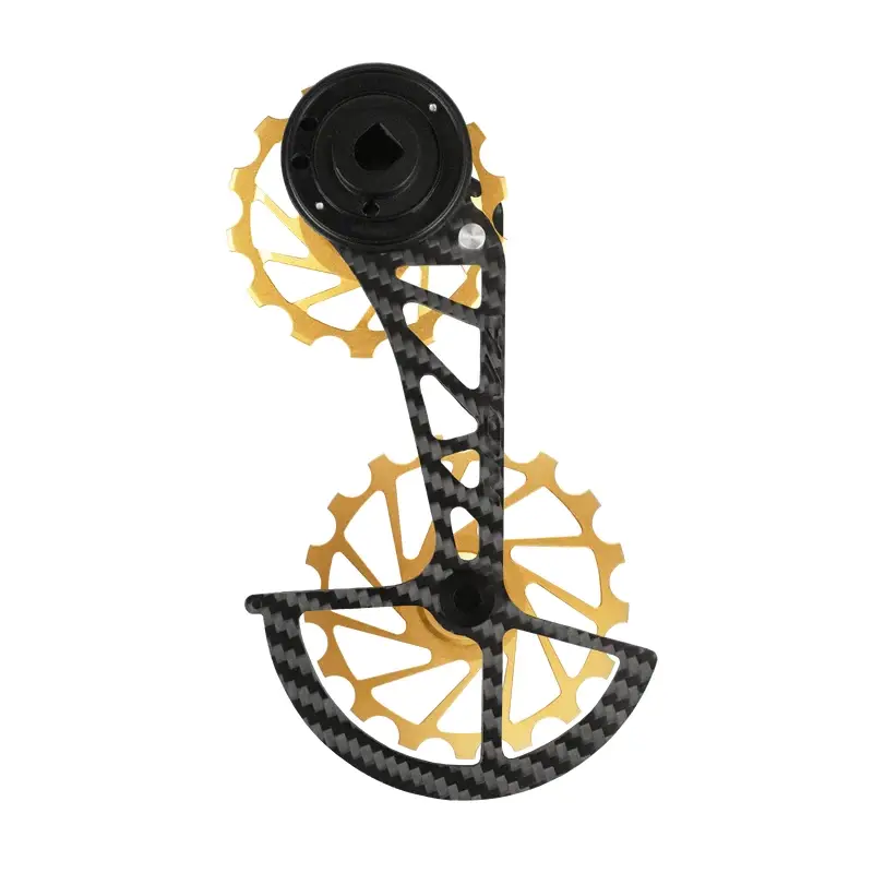Kit Pulegge + Gabbia Carbonio Sram Rival 12v Gold - image