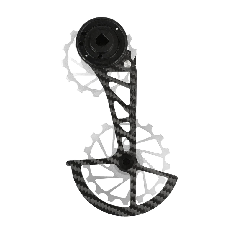 Kit de Polias + Gaiola de Carbono Sram Rival 12v Prata