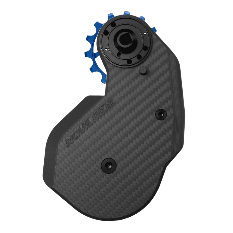 Cage de Dérailleur en Carbone Aero Evo Sram Red/Rival/Force 12v Bleu