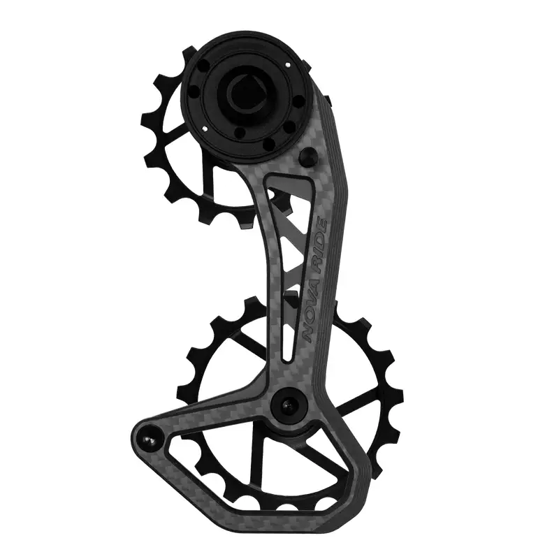 Kit Pulegge + Gabbia Carbonio CCD Evo Per Sram Red/Rival/Force 12v Nero - image