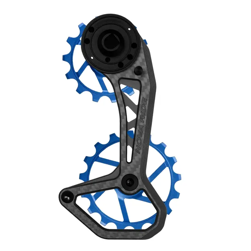 Kit Pulegge + Gabbia Carbonio CCD Evo Per Sram Red/Rival/Force 12v Blau - image