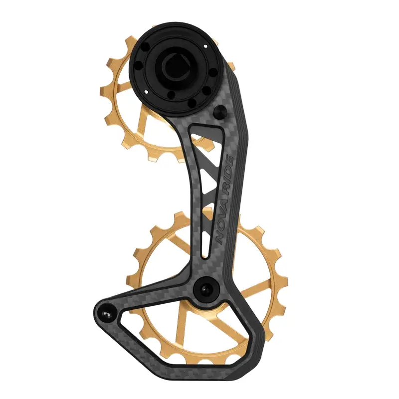 Kit Pédalier + Cage Carbone CCD Evo Pour Sram Red/Rival/Force 12v Or - image