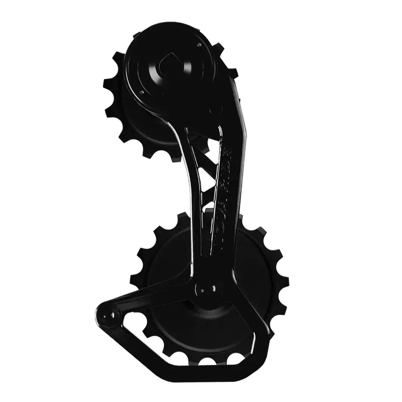 CCD Evo Carbon Pulley Wheels + Cage Kit For Sram Red/Rival/Force 12v Black - image