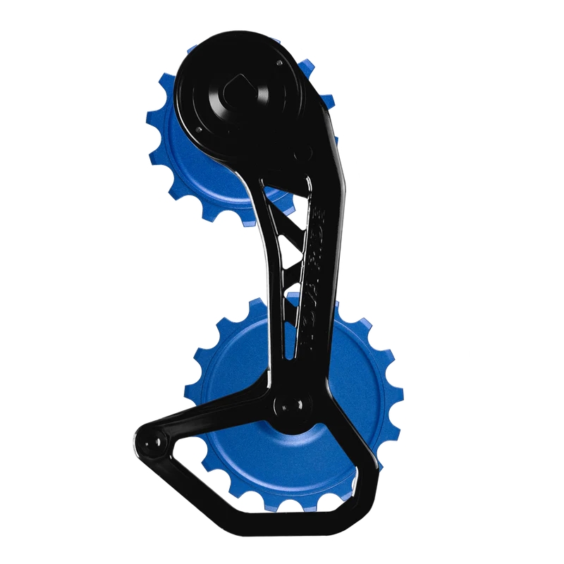 CCD Evo Carbon Pulley Cage Kit for Sram Red/Rival/Force 12v Blue