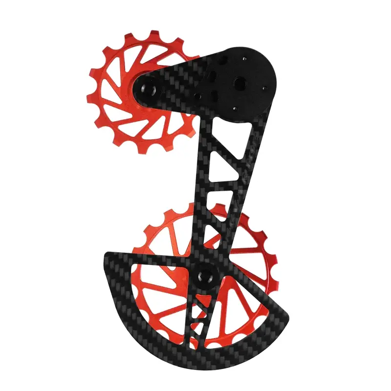 Kit Pulegge + Gabbia Carbonio OSPW Campagnolo Ekar 13v Rosso - image