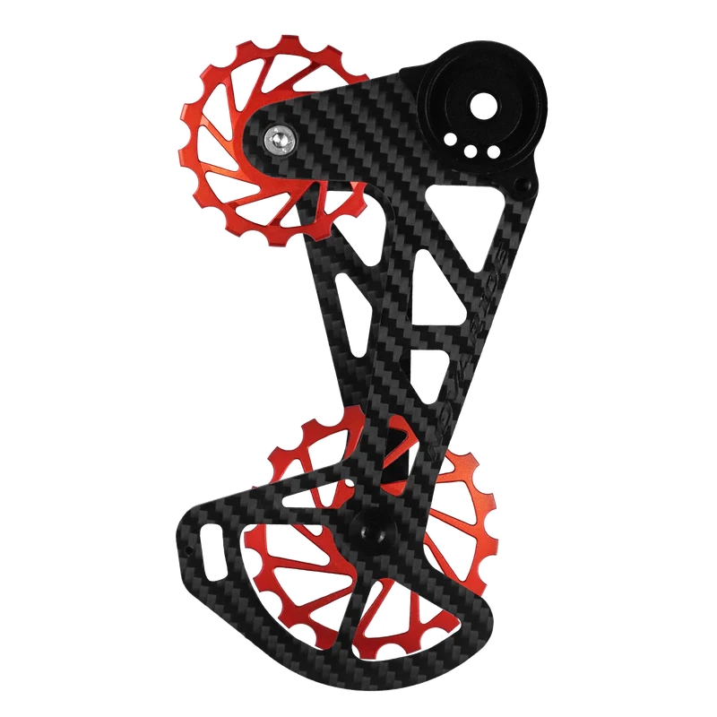 Kit Pulegge + Gabbia Carbonio OSPW Mtb Sram GX/X01/XX1 12v Rosso