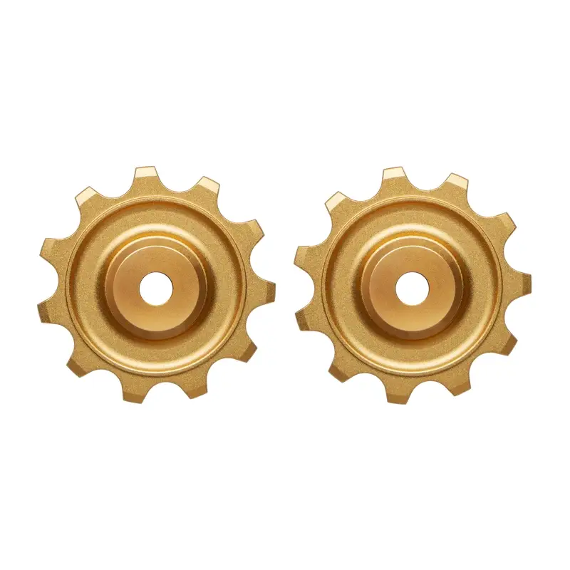 Par de Polias Shimano 11D Dourado - image