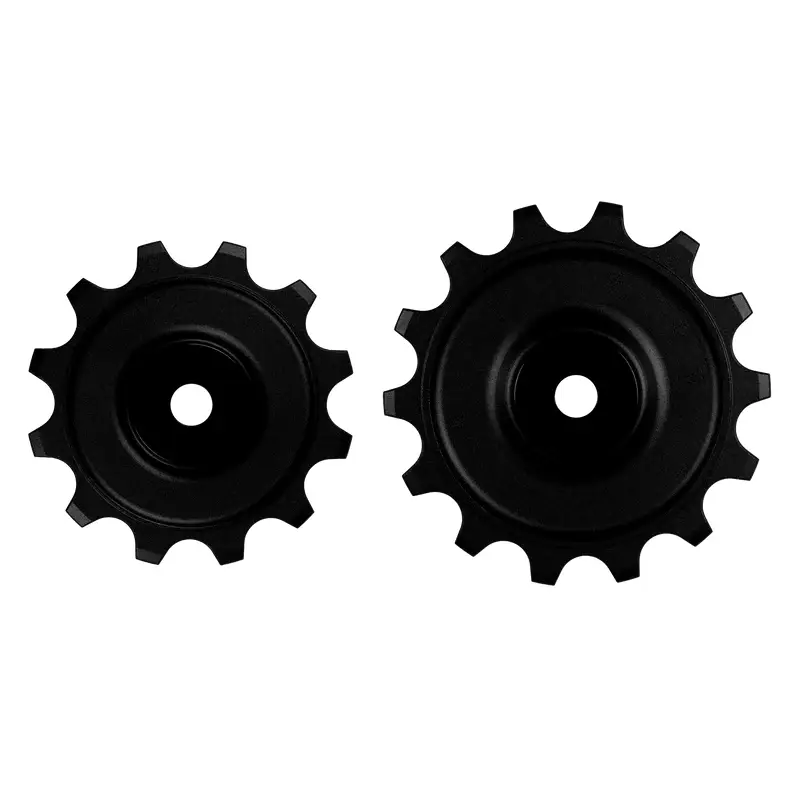 Pair of Evo S Pulleys Sram Red/Force E1 12/14D Black - image