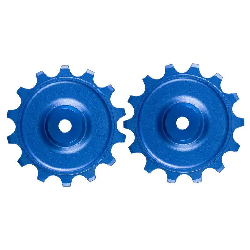 Paire de poulies VTT Evo S 14D Bleu - image